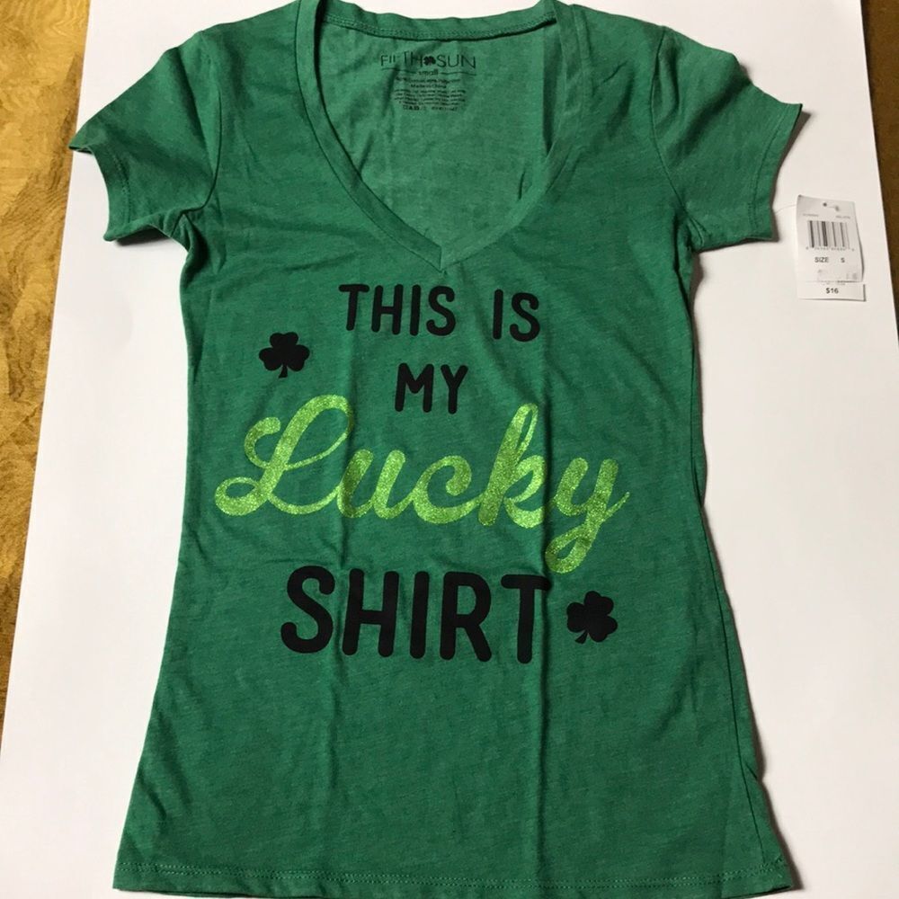 SAN PATRY FIFTH SUN PATRICK’S DAY WOMEN SHIRT SIZE S